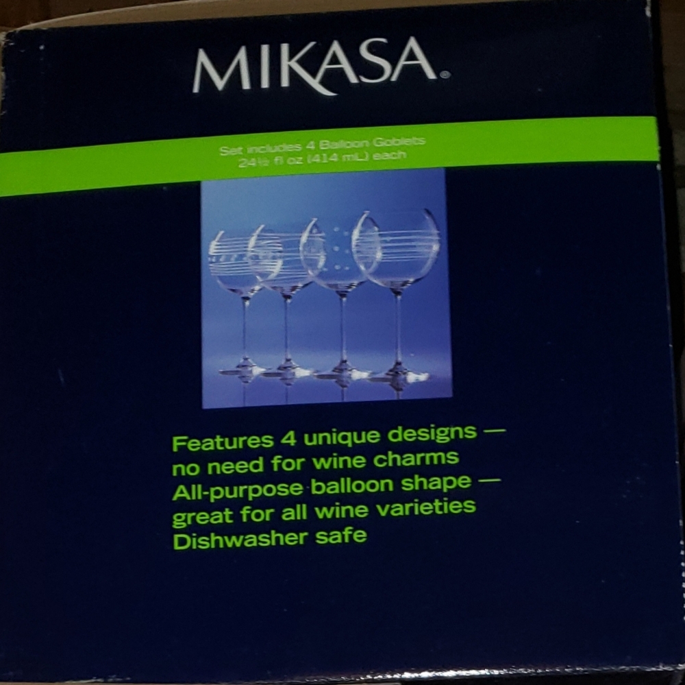 Mikasa Wine Glasses